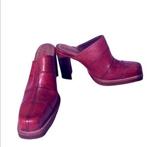 Candies brown leather mule